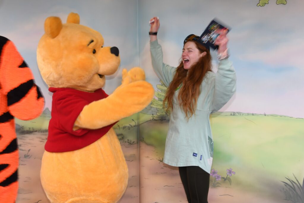 Pooh celebrates graduation