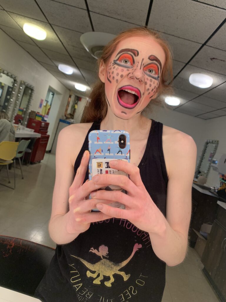 Terrifying makeup