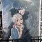 Pretty realistic art of Howl and Sophie