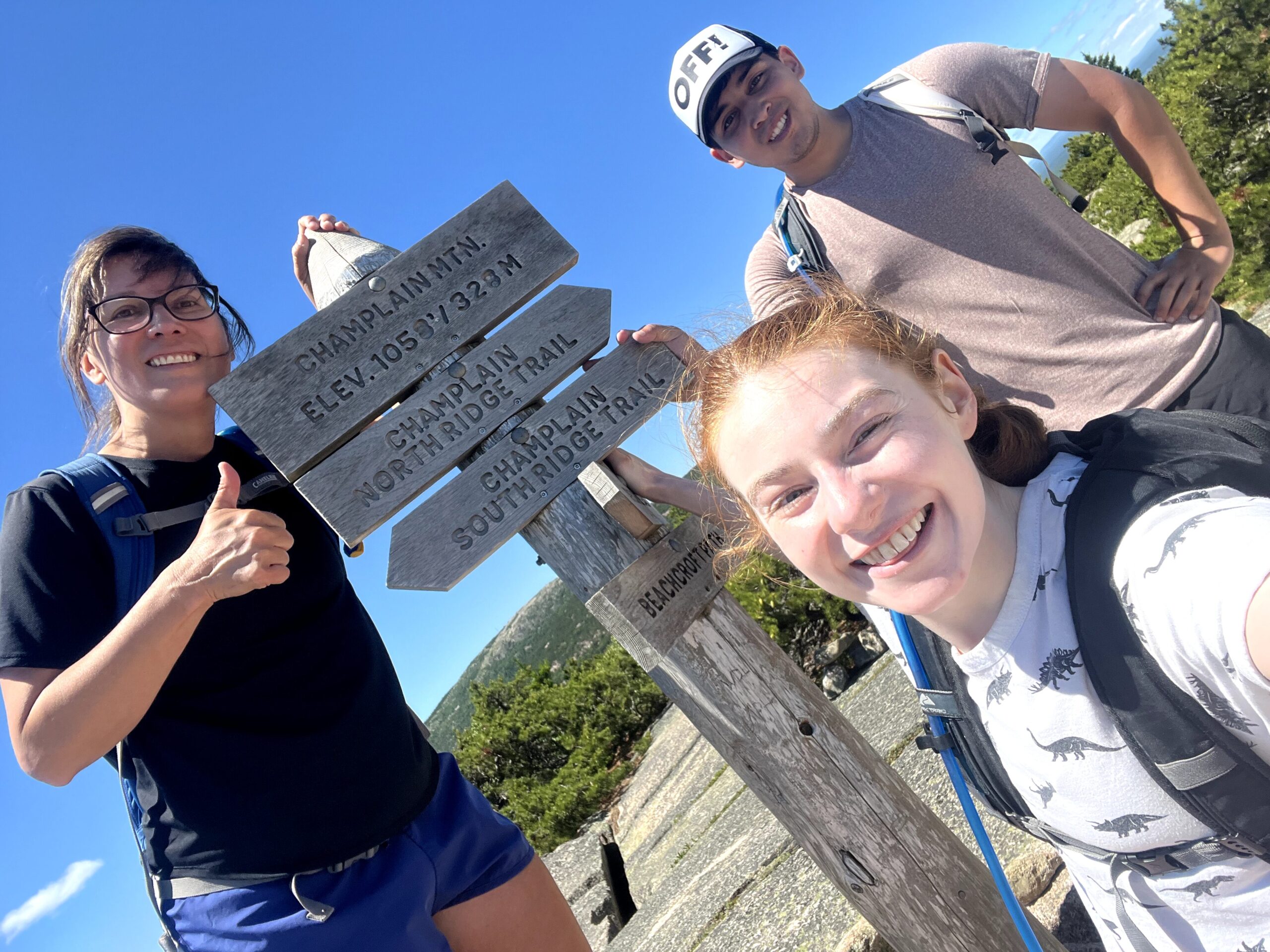 Made it to the top.