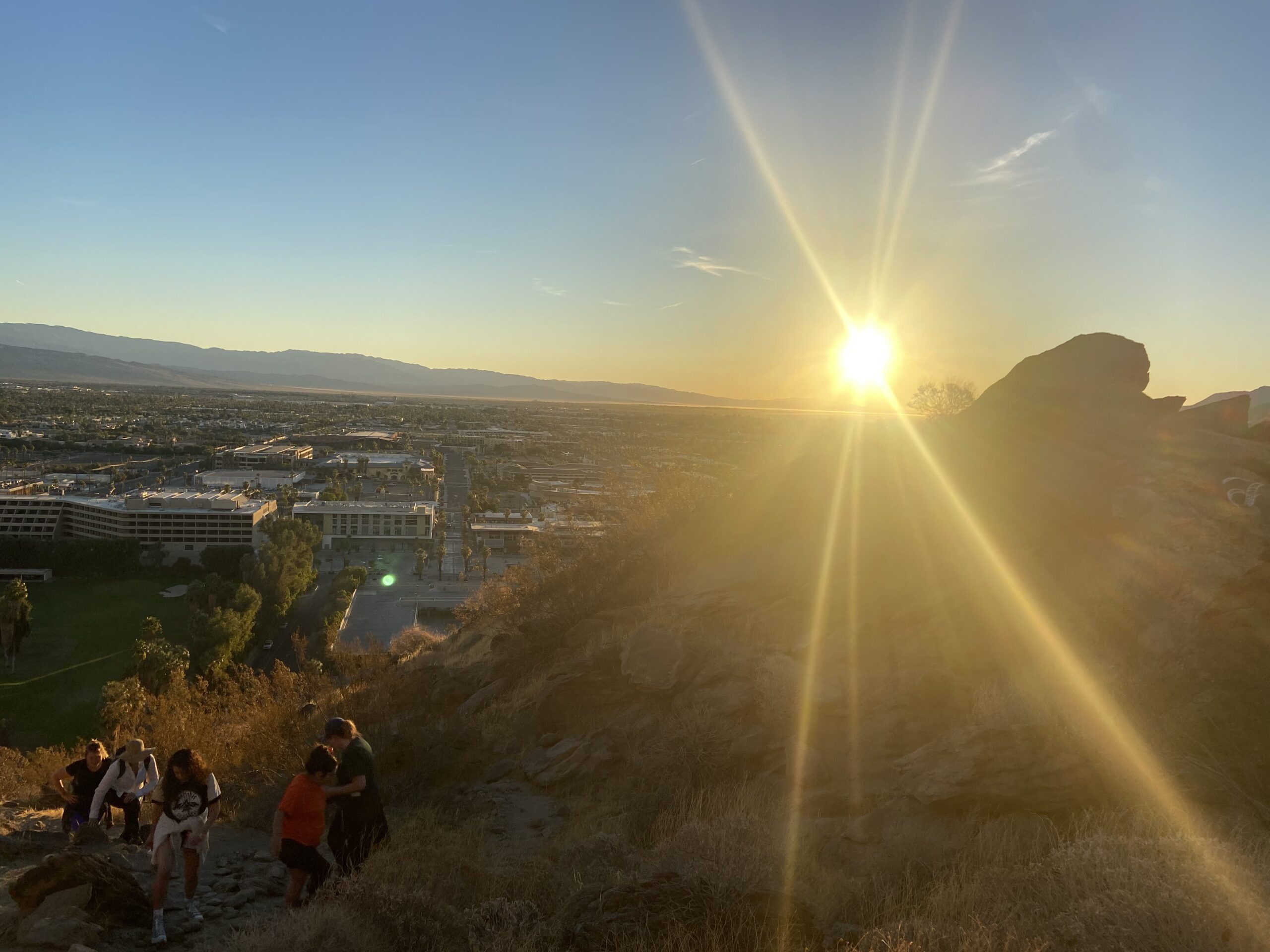 The sunrise was gorgeous.